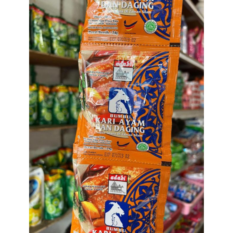

Bumbu kari Adabi 40gr malaysia