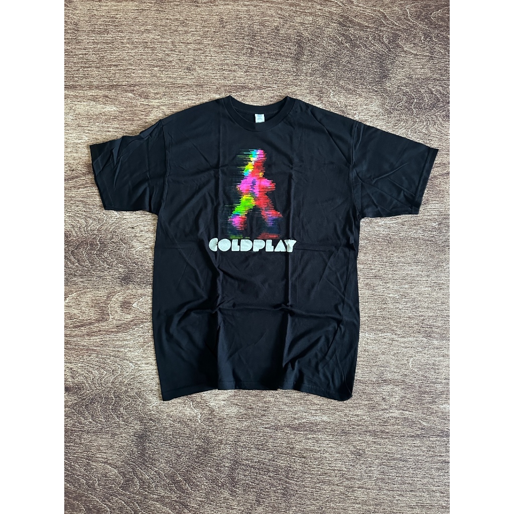 KAOS BAND COLDPLAY - BLURRED MAN OFFICIAL MERCHANDISE