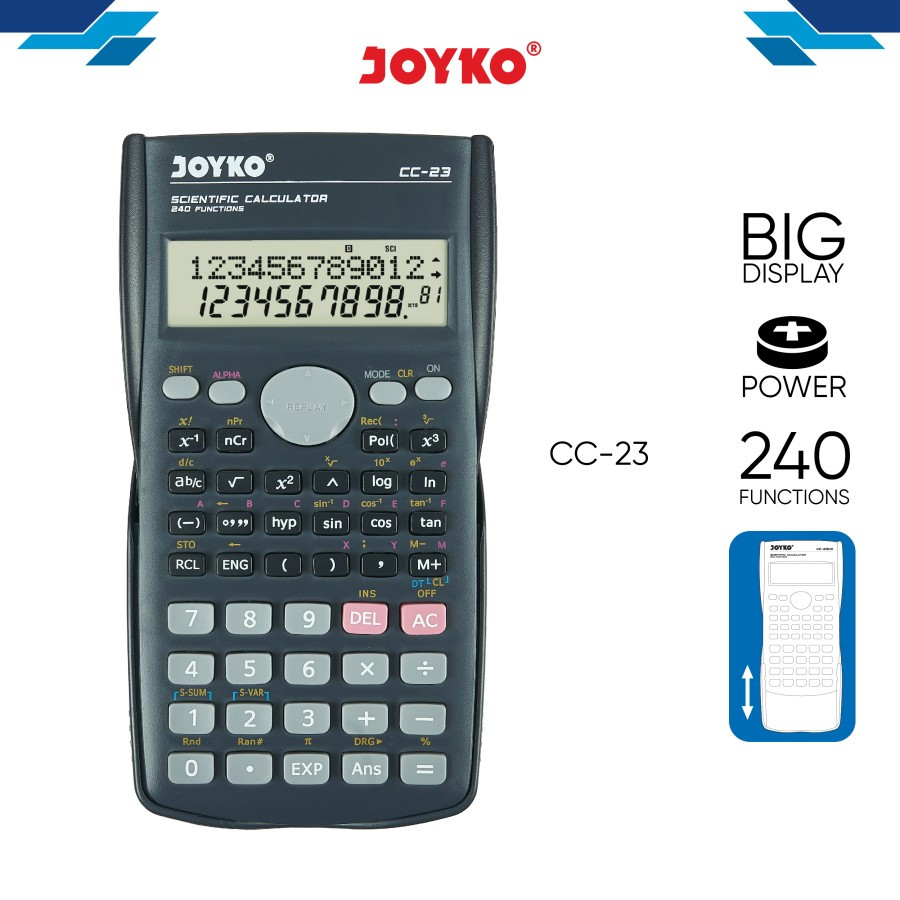 

Calculator / Kalkulator Joyko CC-23 / Scientific / 240 Functions