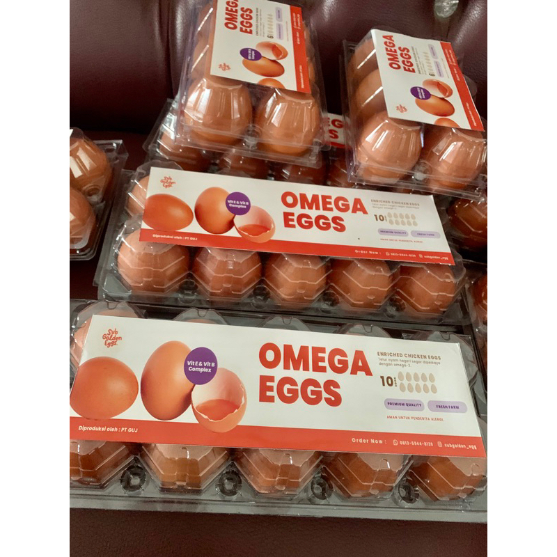 

Telur Omega Pack 10 Eggs