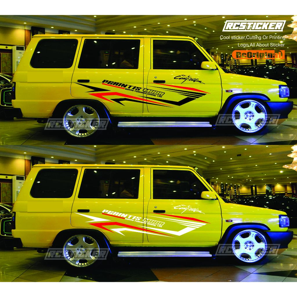 Stiker Mobil Kijang Super Stiker Body Samping Kijang Super Stiker Kijang Super Kapsul Lgx