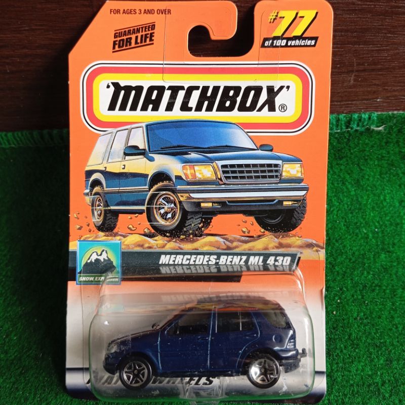 matchbox mbx Mercedes-Benz ML 430 mercy biru blue mobil keluarga