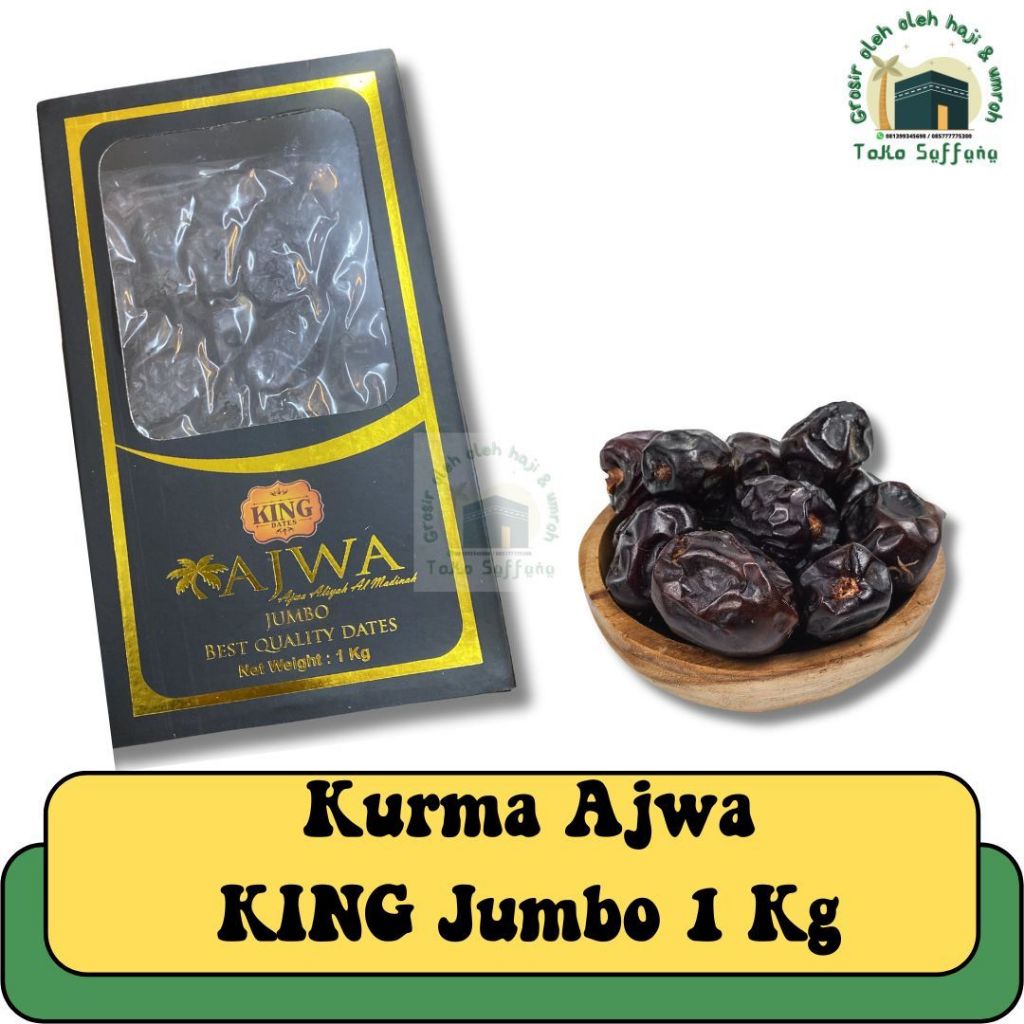 

OLEH OLEH HAJI DAN UMROH 1KG KURMA AJWA KING JUMBO I AJWA MADINAH KESUKAAN NABI I KURMA OBAT PENYAKIT I KURMA AJWA