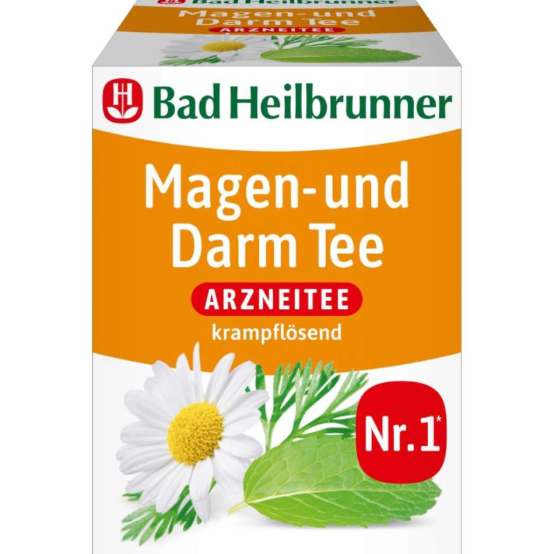 

[READY STOCK] Teh obat, teh lambung & usus | Bad Heilbrunner Magen und Darm Tee (8 kantong) Original Jerman 100%