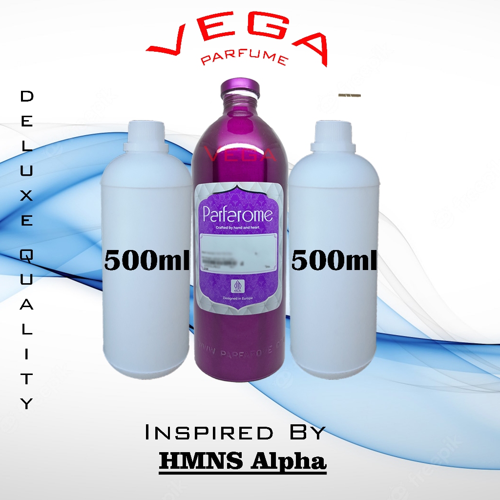 HMNS ALPHA PARFAROME DELUXE 500ML REPACK MURNI BIBIT