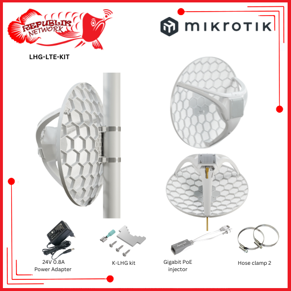 Mikrotik LHGGR&FG621-EA | LHGG LTE6 kit with Gigabit port and RouterOS L3 license