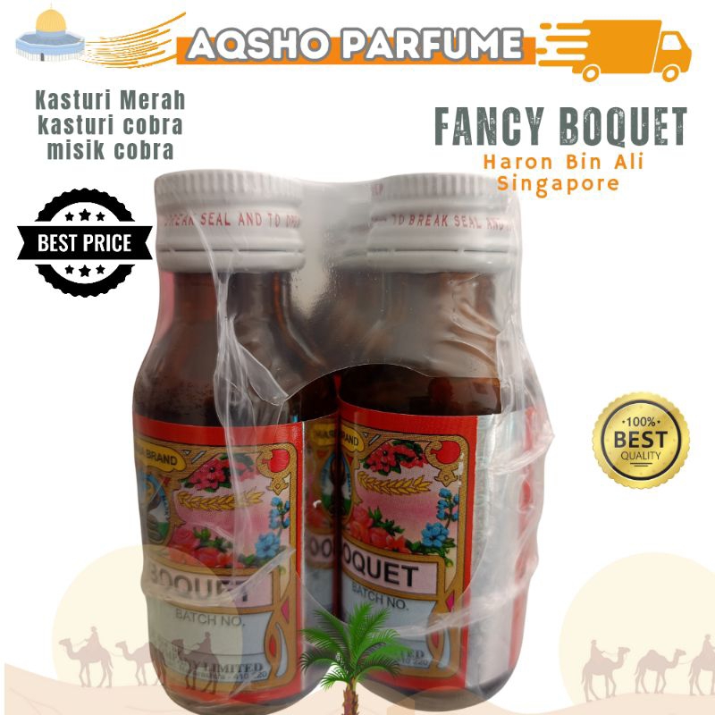 FANCY BOQUET 1 Botol SH Kelkar and Company Limited, Kasturi Merah, Kasturi Cobra, Misik Cobra