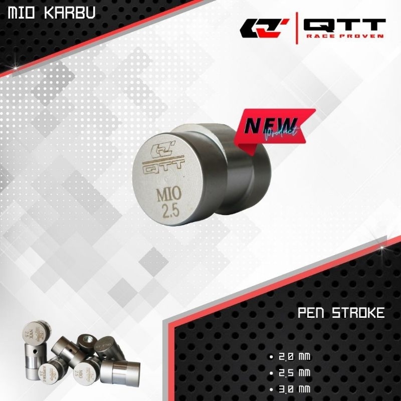 Pen struk Mio 1mm 1.5mm 2mm 2.5mm 3mm QTT Racing stroke up