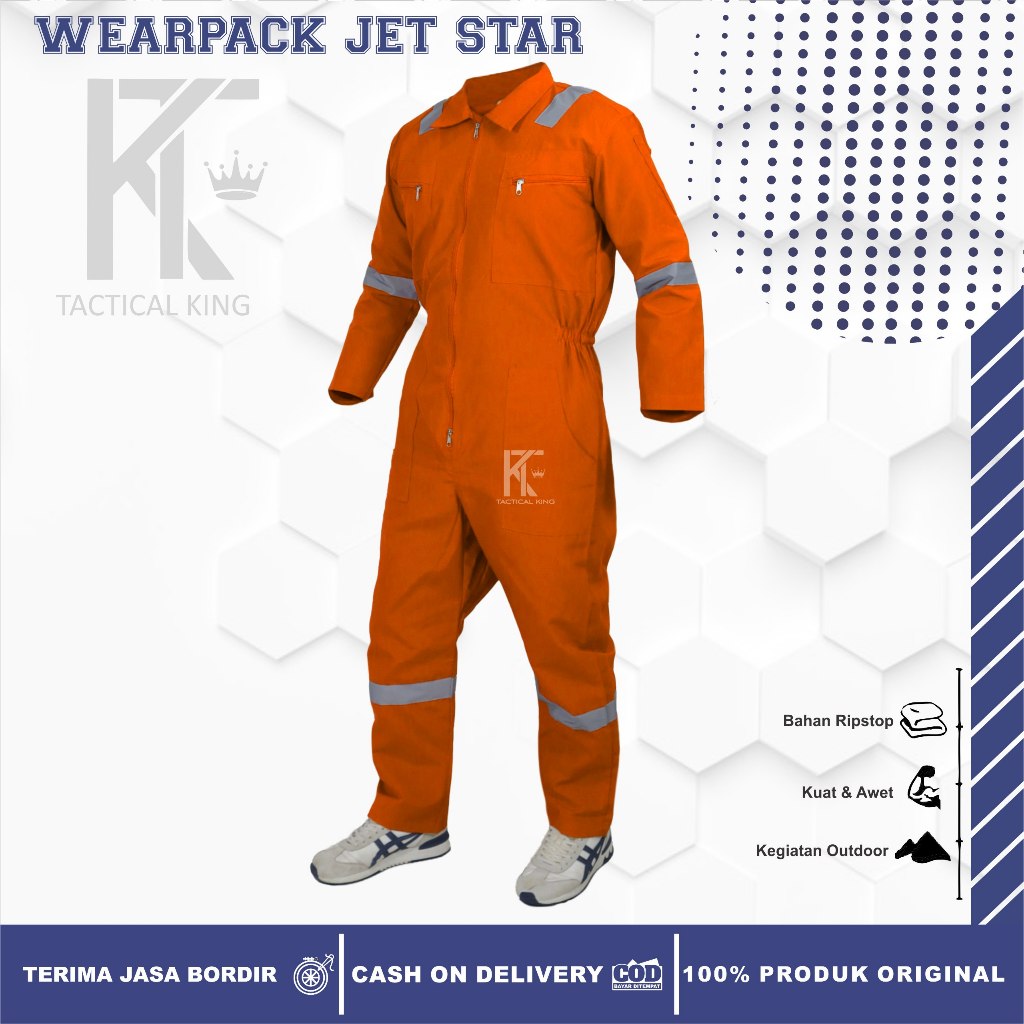 COD Wearpack Coverall Safety / Baju / Seragam Kerja Proyek
