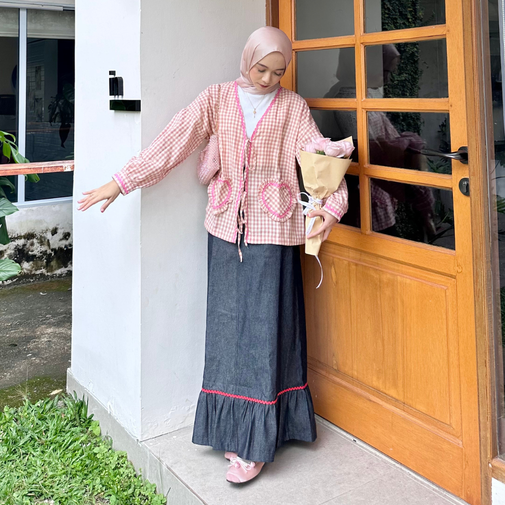 Moon Mode - Calla Skirt Denim | Rok Korea | Rok Jeans | Rok Denim | Rok Vintage