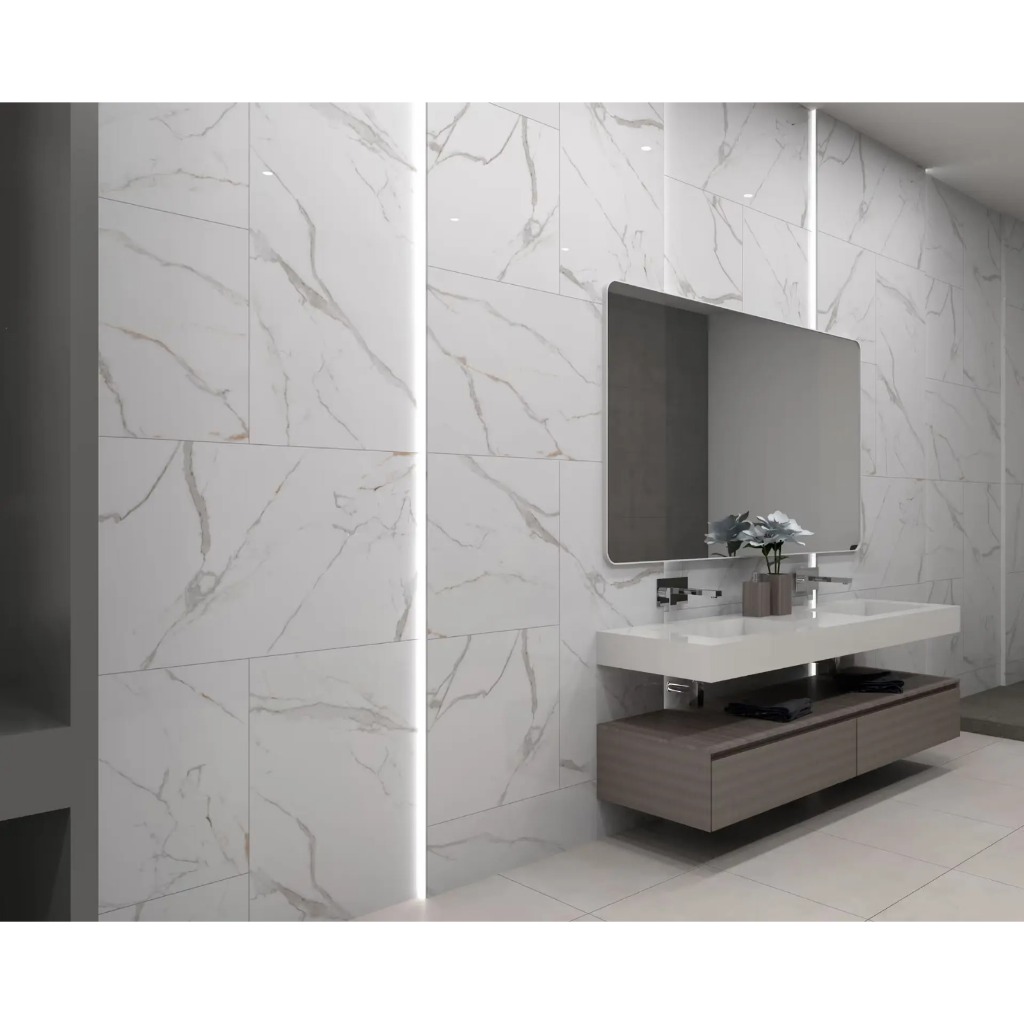 GRANIT GLAZED POLISH 120X60 126119 SLATINA WHITE BY SUN POWER CERAMICS