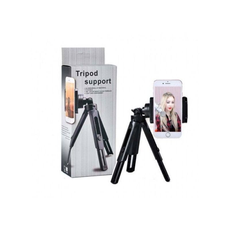 Tripod Support Mini phone/ Holder Penyangga HP Smartphone Kamera/ Tripod Kaki Tiga