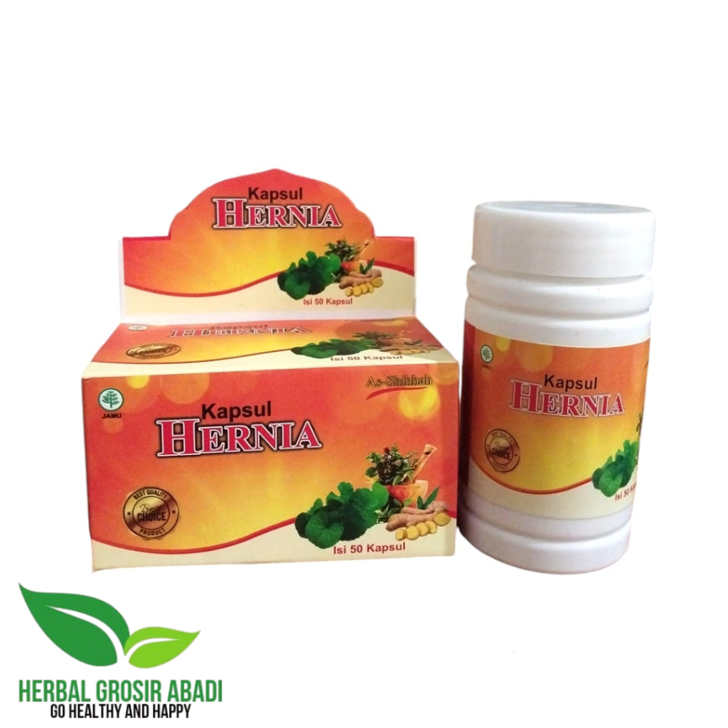 Hernia Kapsul Ori Ash-Shihhah Kapsul Hernia Herbal 50 Kapsul ORIGINAL