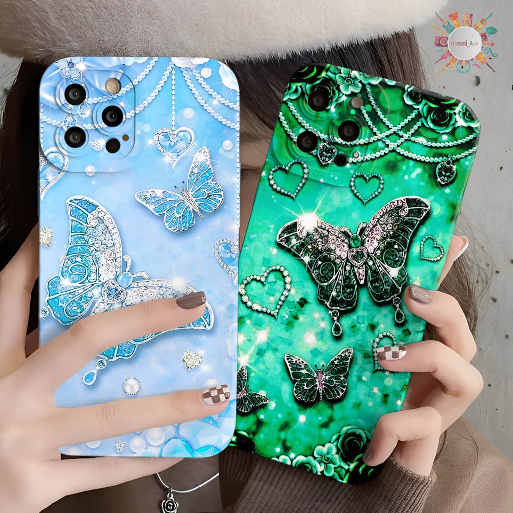 SOFTCASE CASE CASING PROCAMERA CUSTOM KUPU KUPU UNTUK X XR A03S A03 A04 A15S A16 A16K A17 C12 C15 C2