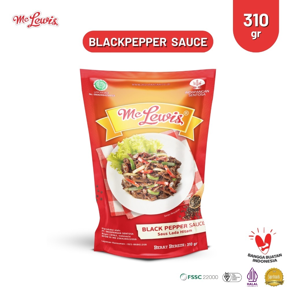 

MC LEWIS BLACKPAPPER SAUCE - 310g