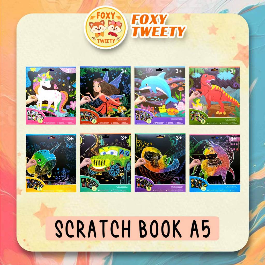 

Buku Magic Scratch Book A5 Isi 8 Dengan Berbagai Gambar Berbeda