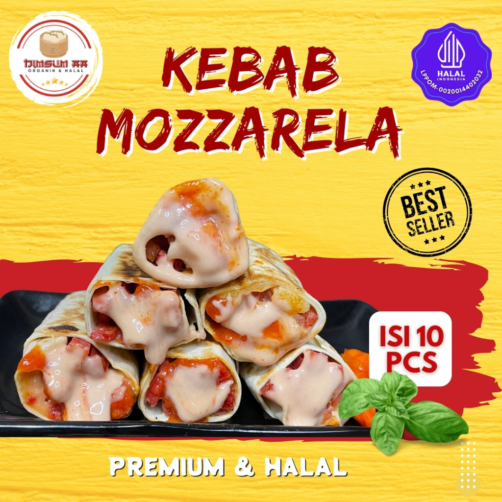 

Kebab Mozzarella Frozen isi 10Pcs Nikmat & Halal KEMASAN RANDOM