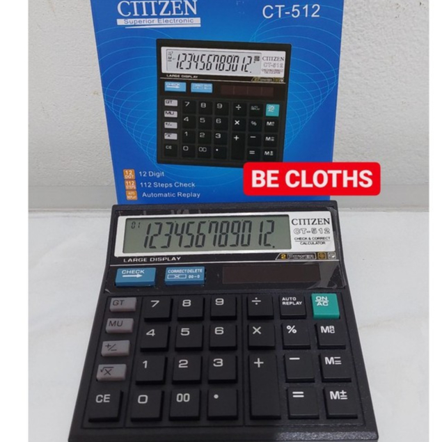 

CTTTZEN CT 512 Kalkulator Like Citizen CT-512 Best Seller