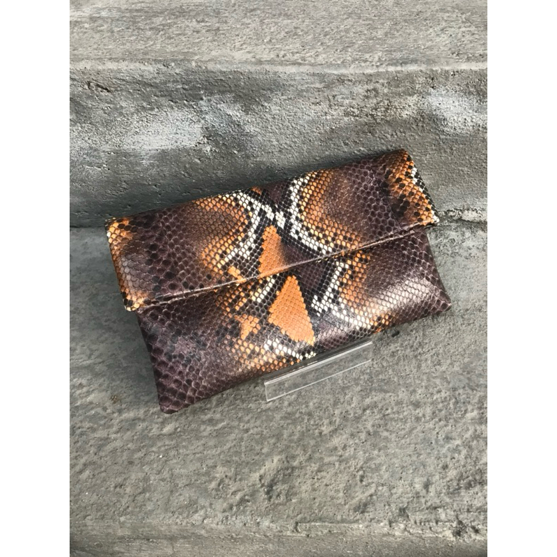 CLUTCH LIPAT MINIPRISI II DOMPET WANITA II DOMPET KULIT ULAR