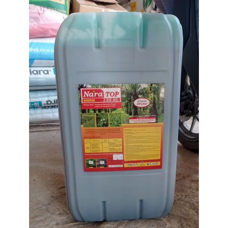 Herbisida kontak rumput langsung kering NARATOP 135SL kemasan 20ltr