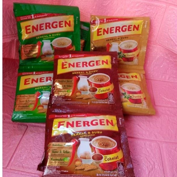 

ENERGEN SEREAL & SUSU BERSINERGI RENTENG 34GR*10