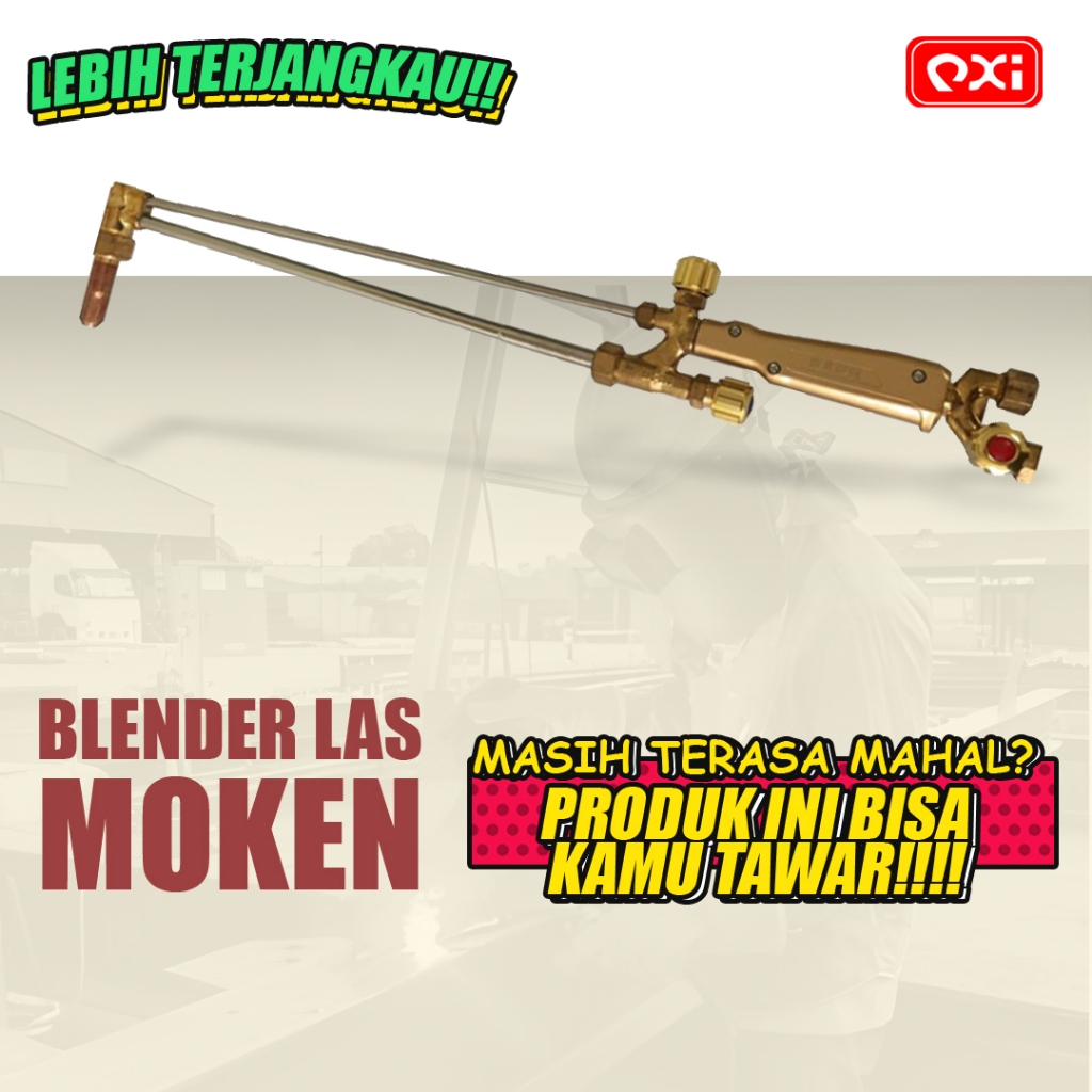 Blender Las MOKEN G01-300 Panjang 120Cm Cutting Torch Potong 120 cm