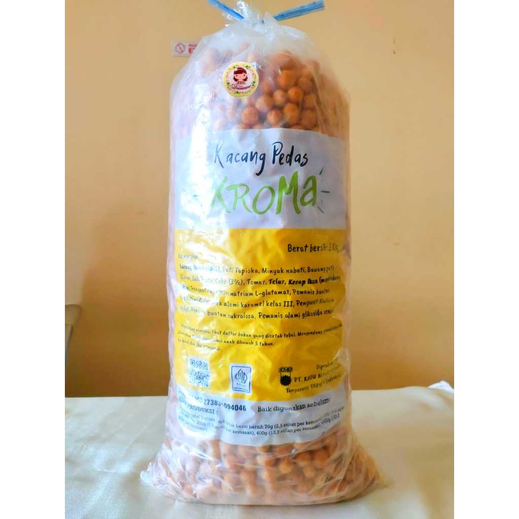 

.Seball Kacang Sukro Pedas 3 kg Cemilan Enak Renyah ( scp )