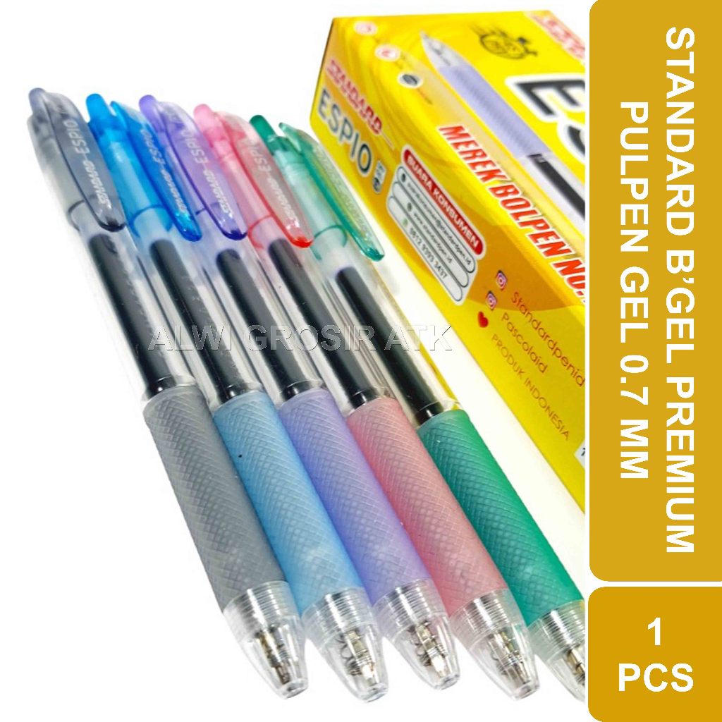 

Pulpen Standard Espio Dry Gel 0.38 mm | 1 Pcs