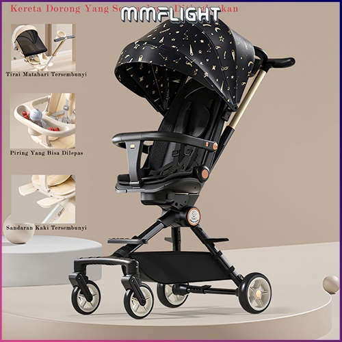 Mmflight Stroller Baby Kereta Dorong Bayi 2 Arah Lipat Stroller