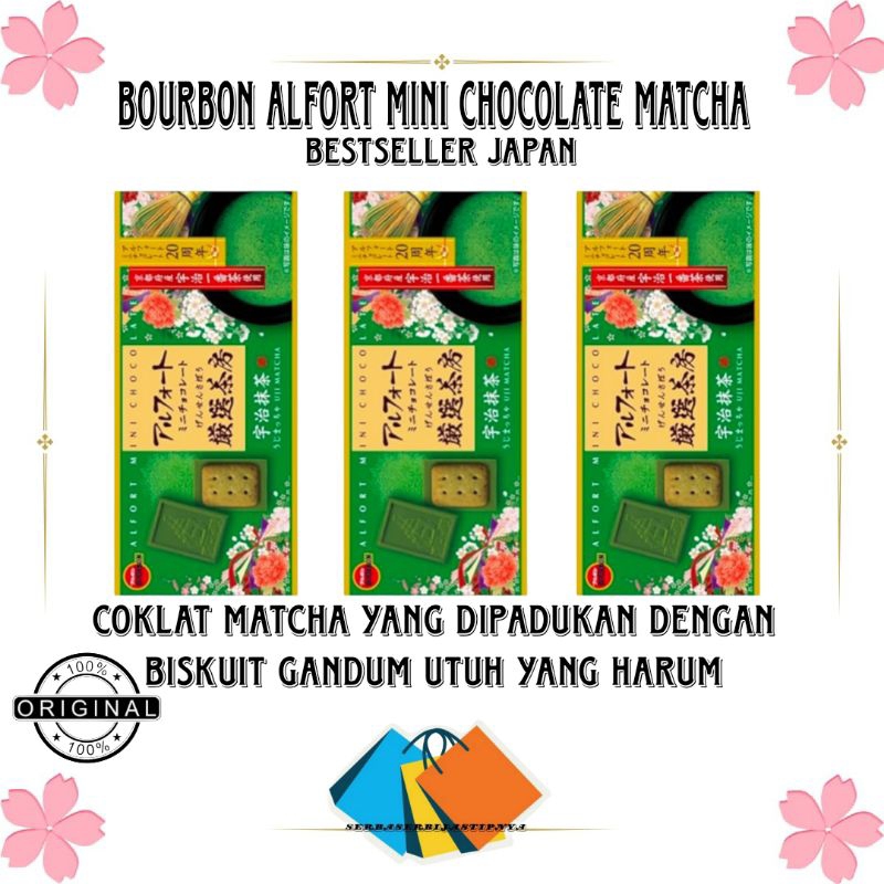 

READY!! BOURBON ALFORD MINI CHOCOLATE MATCHA ORIGINAL JEPANG