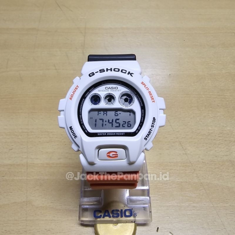 G-SHOCK DW-6900NC-7JF NO COMPLY by Marok collab limited edition Tricolour White Black Orange JDM