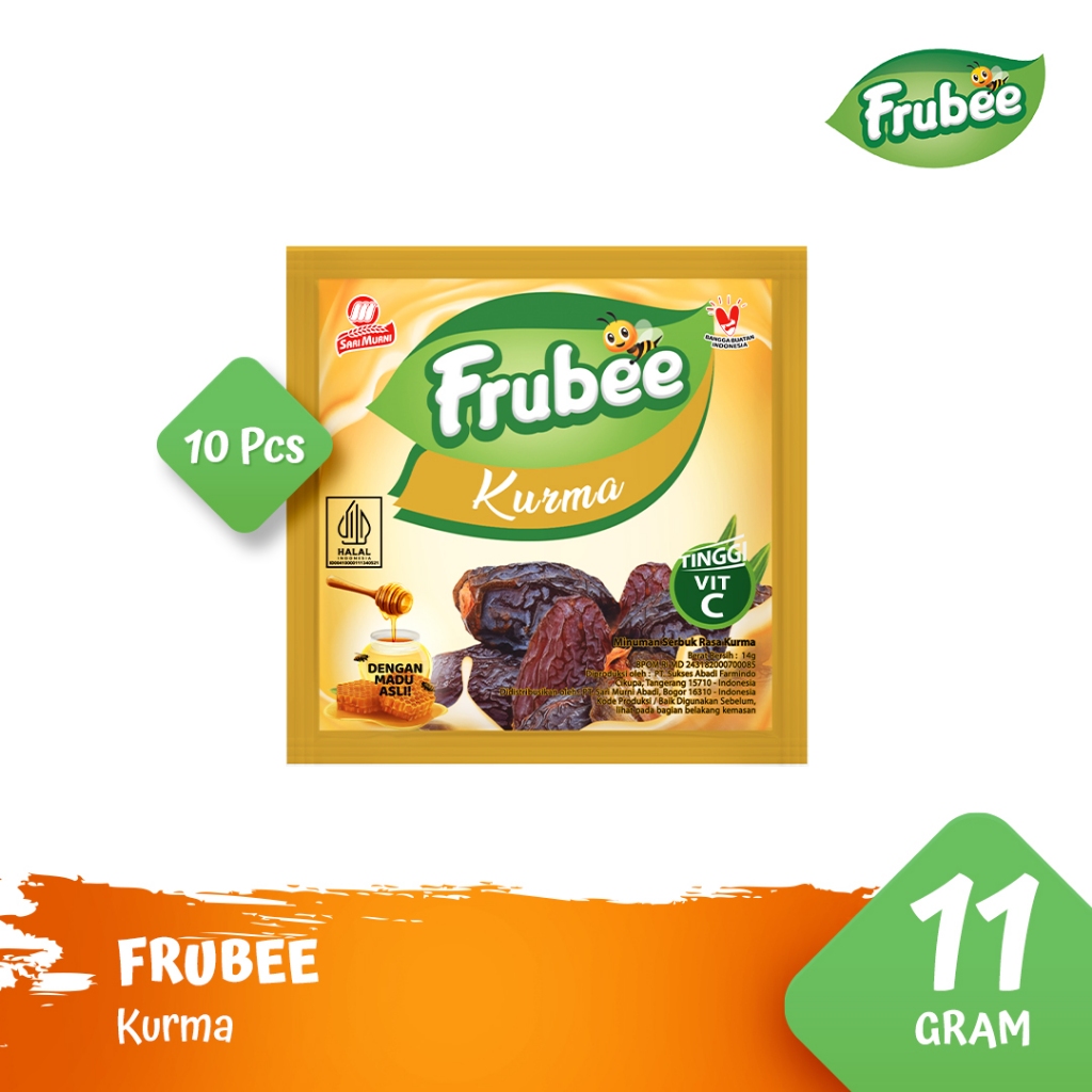 

Frubee Minuman Bubuk Rasa Kurma - 10 Sachet