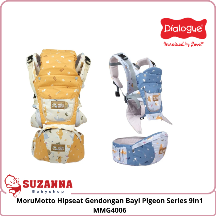 MoruMotto Hipseat Gendongan Bayi Pigeon Series 9in1 MMG4006