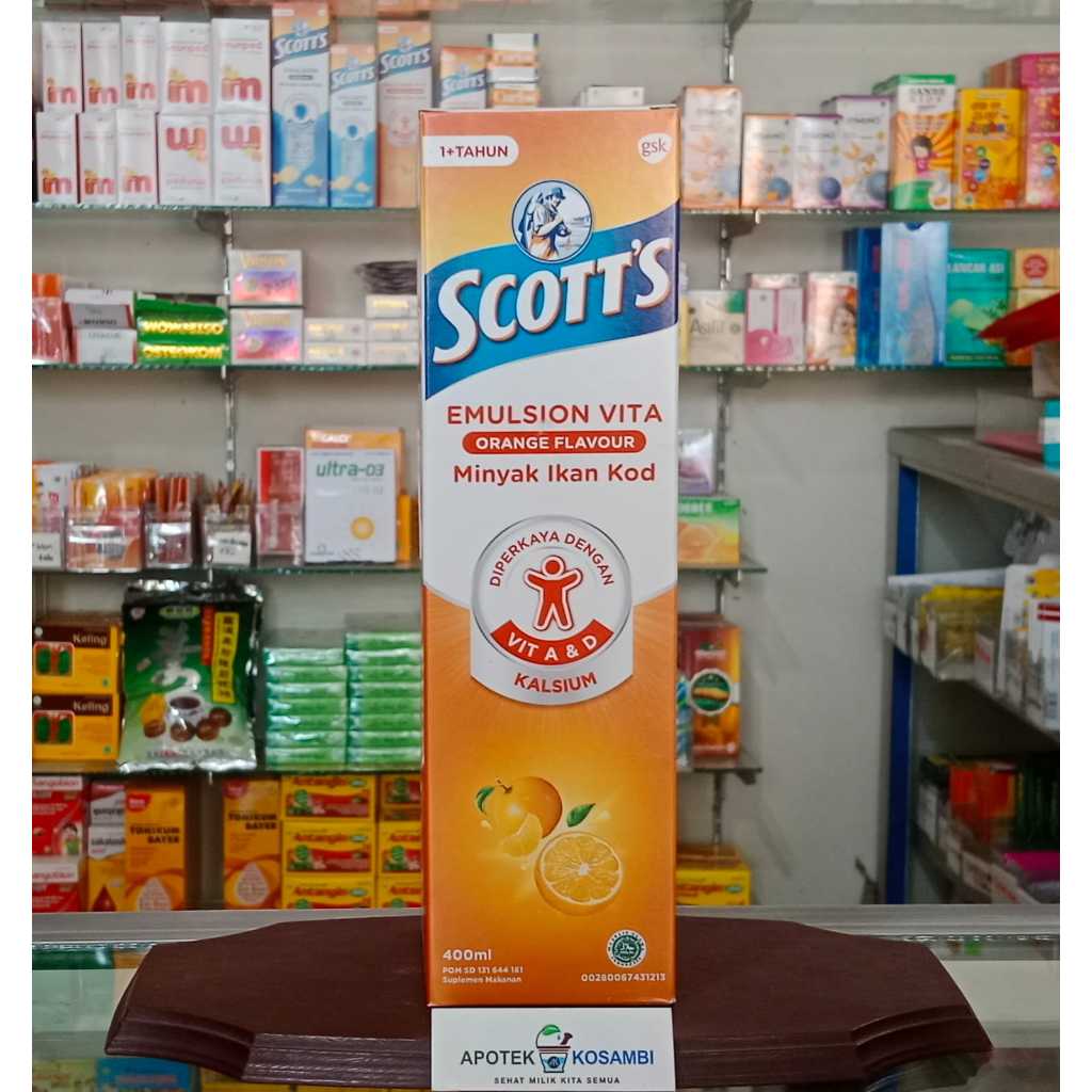 400 ML (ORANGE ) SCOTT'S EMULSION VITA