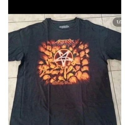 Kaos band Anthrax - Workshop Music Tour Xlarge Bladeanthrax