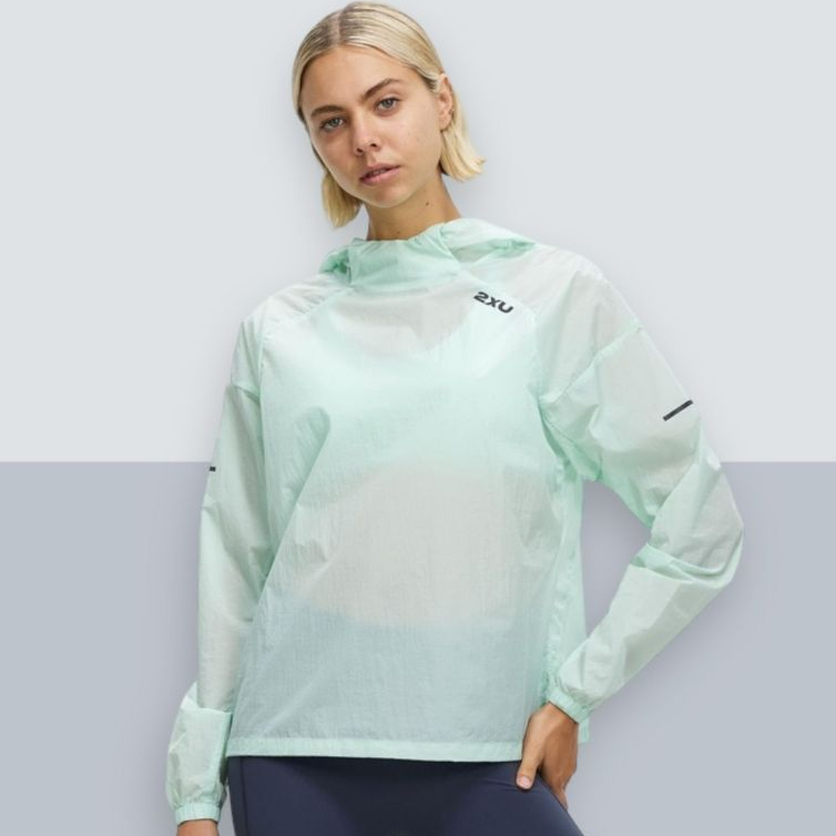 Running Jacket 2XU Aero Anorak Women WR6937a GCR-BRF Original