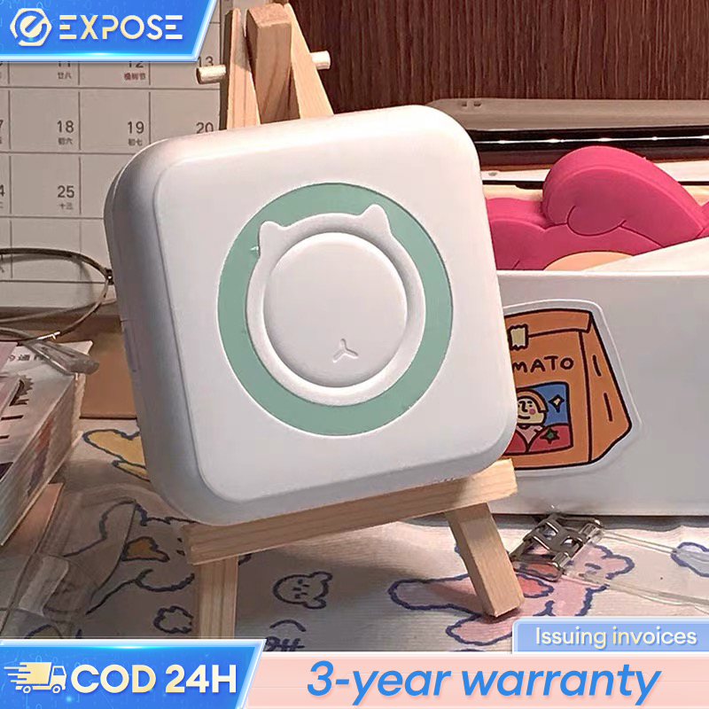 Portable printer Wireless Bluetooth Mini Portable Pocket Thermal Printer Portable Sticker Printer
