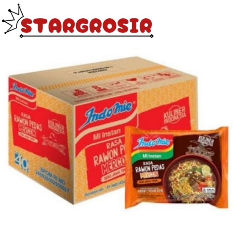 

Indomie Rawon Mercon Mi Instan 1 Dus isi 40