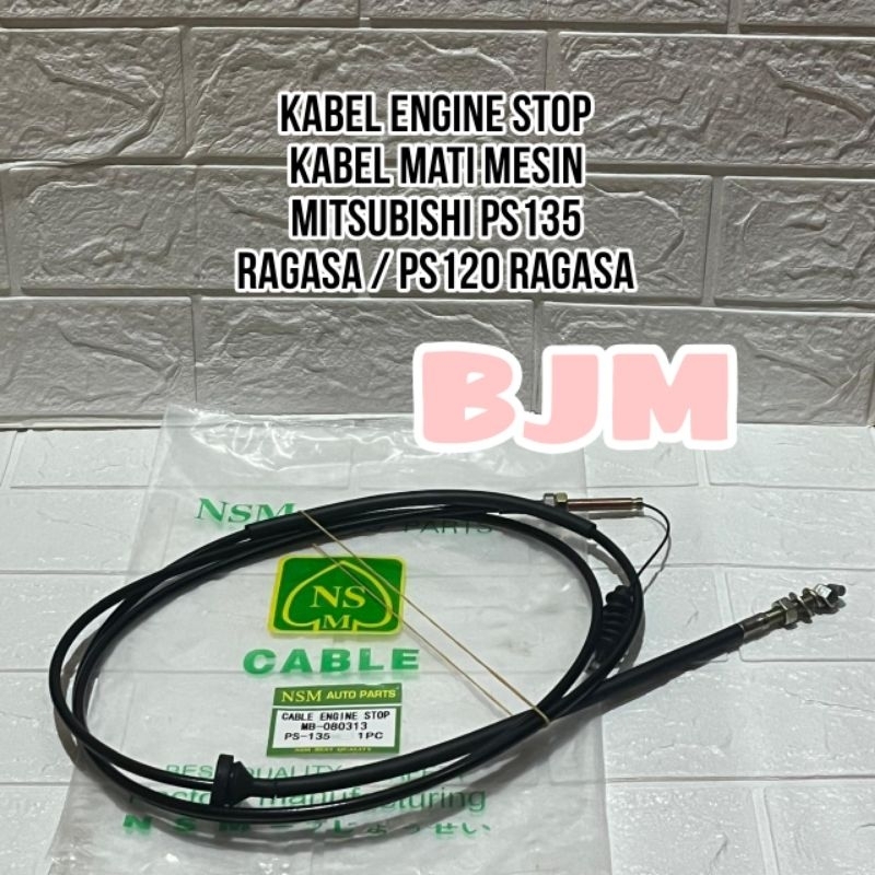 KABEL ENGINE STOP KABEL MATI MESIN MITSUBISHI PS120 RAGASA PS135 RAGASA