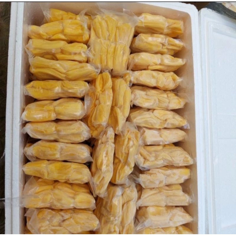 

Buah Nangka manis sudah dikupas tanpa biji 500gr READY ya