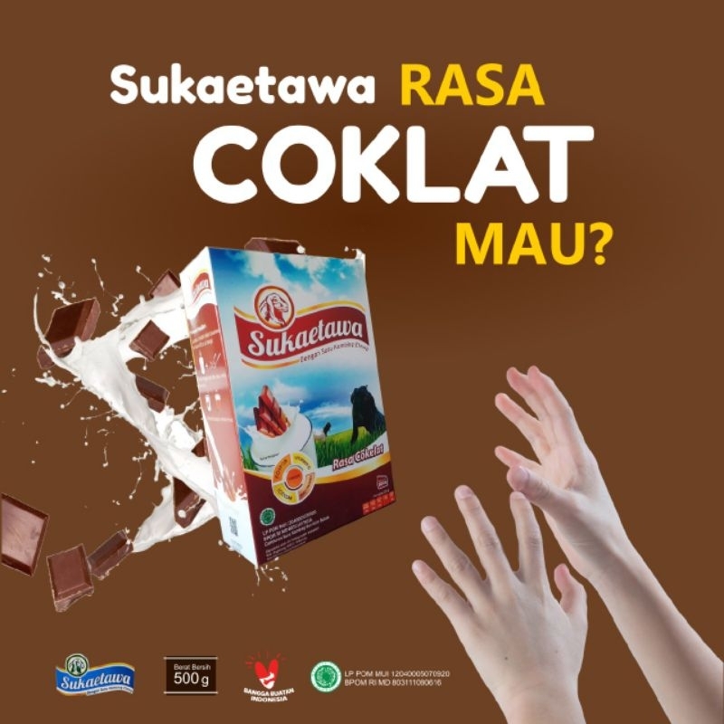 

Susu Kambing Sukaetawa 500gr Varian Rasa Coklat