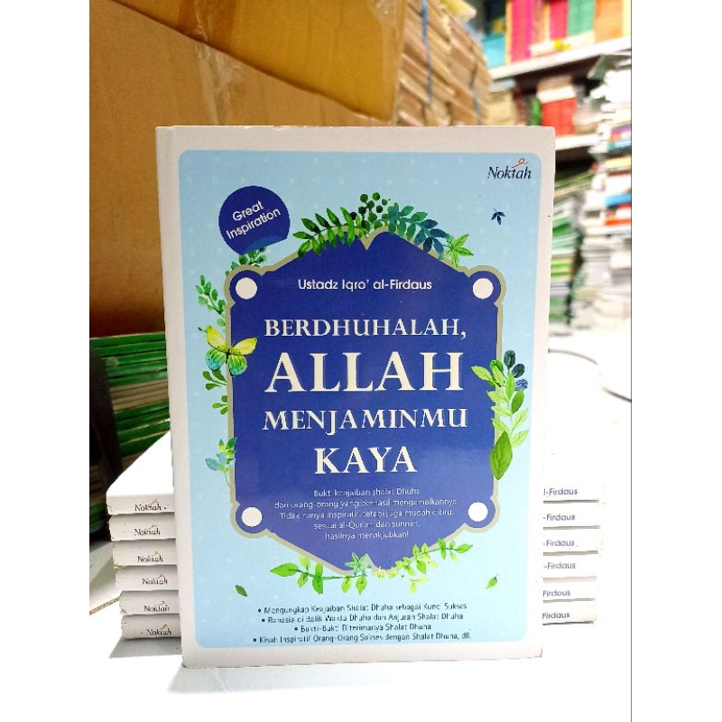 ( PROMO BUKU MURAH ORIGINAL ) BUKU AGAMA / BERDHUHALAH, ALLAH MENJAMINMU HIDUP KAYA / USTADZ IQRO 'A