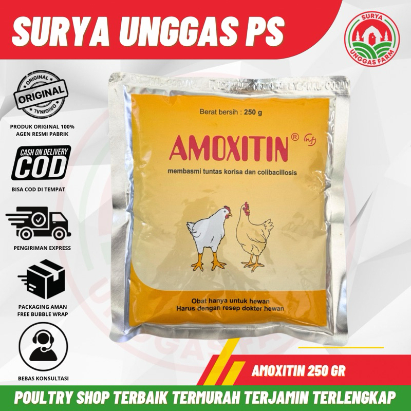 AMOXITIN 250 GRAM MEDION - Obat Korisa Ayam