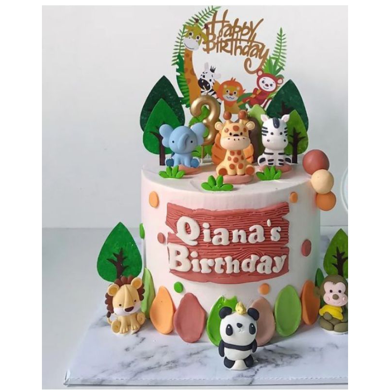 

cake birthday tema Zoo