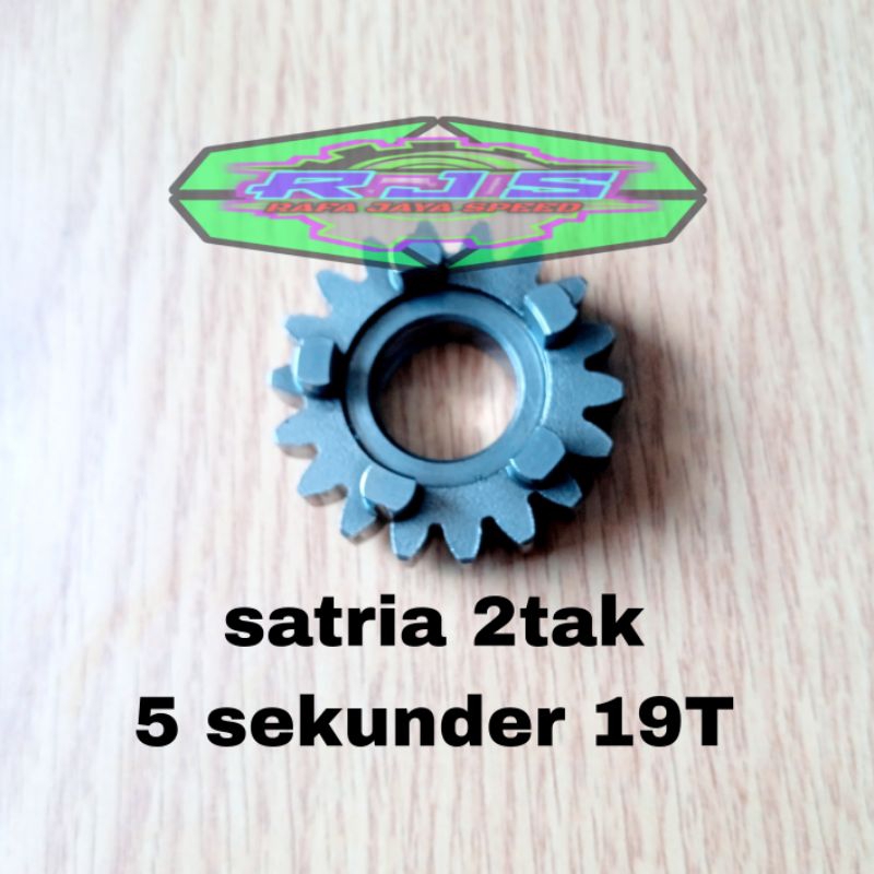 rasio racing satria 2tak, satria hiu, satria 6speed gigi 5sekunder 19T