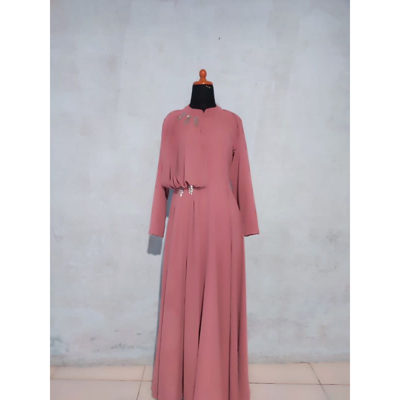 Cruty bebydol/drees elegan/gaun muslimah