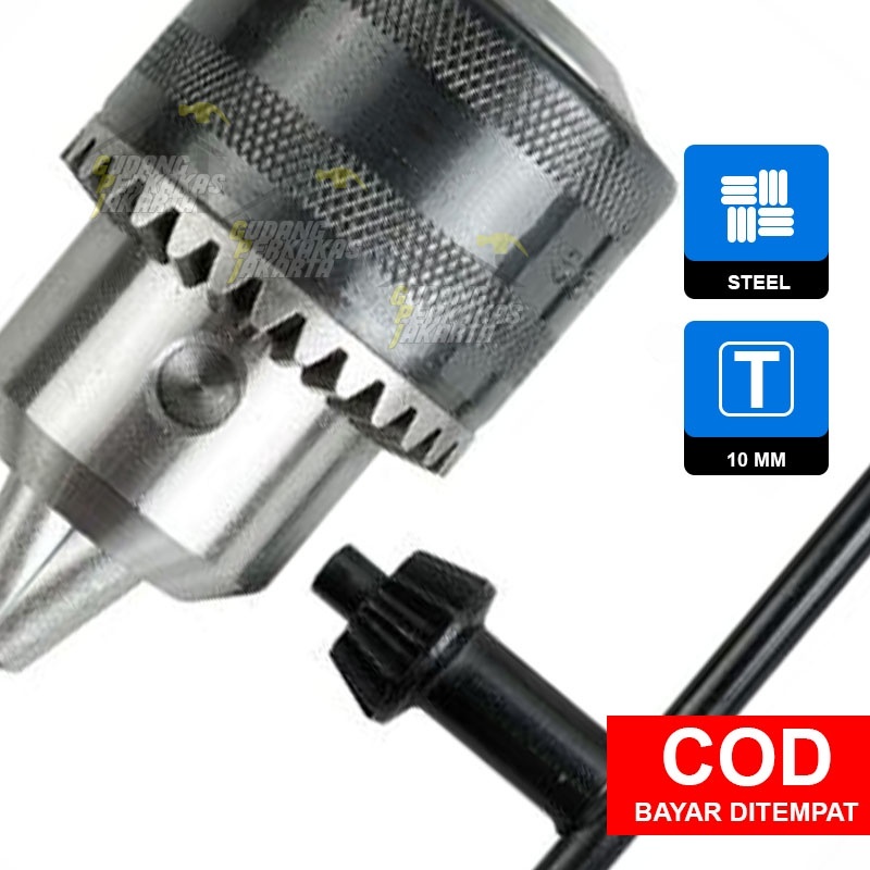 KEPALA BOR 10MM DRAT 3/8-24UNF COCOK UNTUK IMPACT JLD