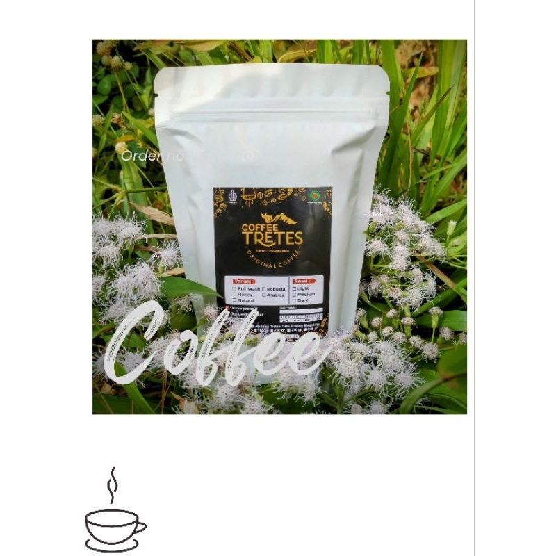 

Robusta Coffee Tretes 100% Biji Kopi Pilihan