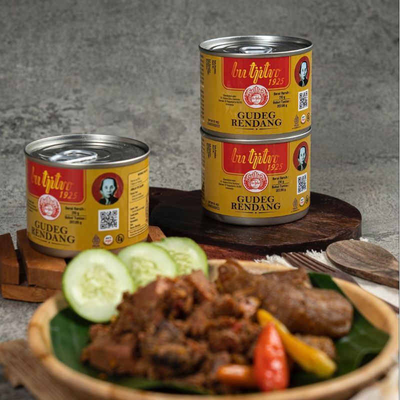 

Gudeg Kaleng Rendang Bu Tjitro Oleh2 Khas Yogyakarta Non MSG 210g