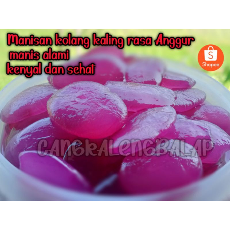 

Manisan kolang kaling kenyal alami rasa ANGGUR 1 kg